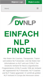 Mobile Screenshot of dvnlp.de